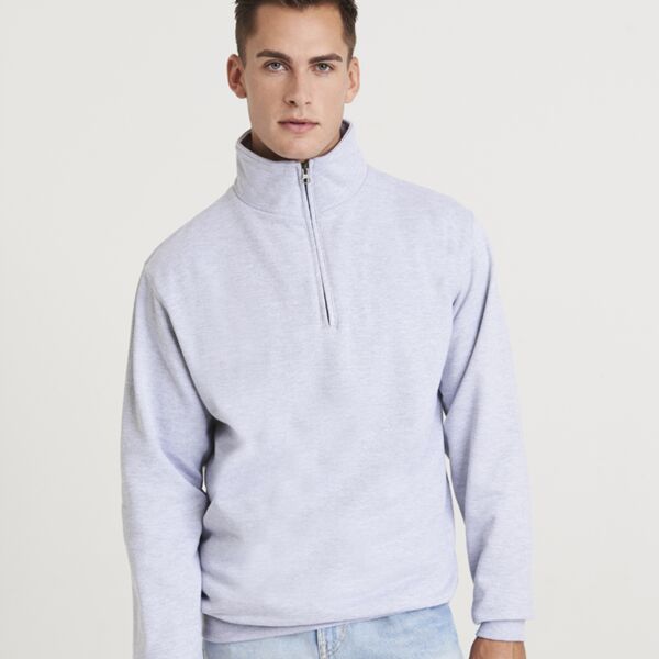 Newson AWDis Sophomore Zip Neck Sweatshirt Thumbnail